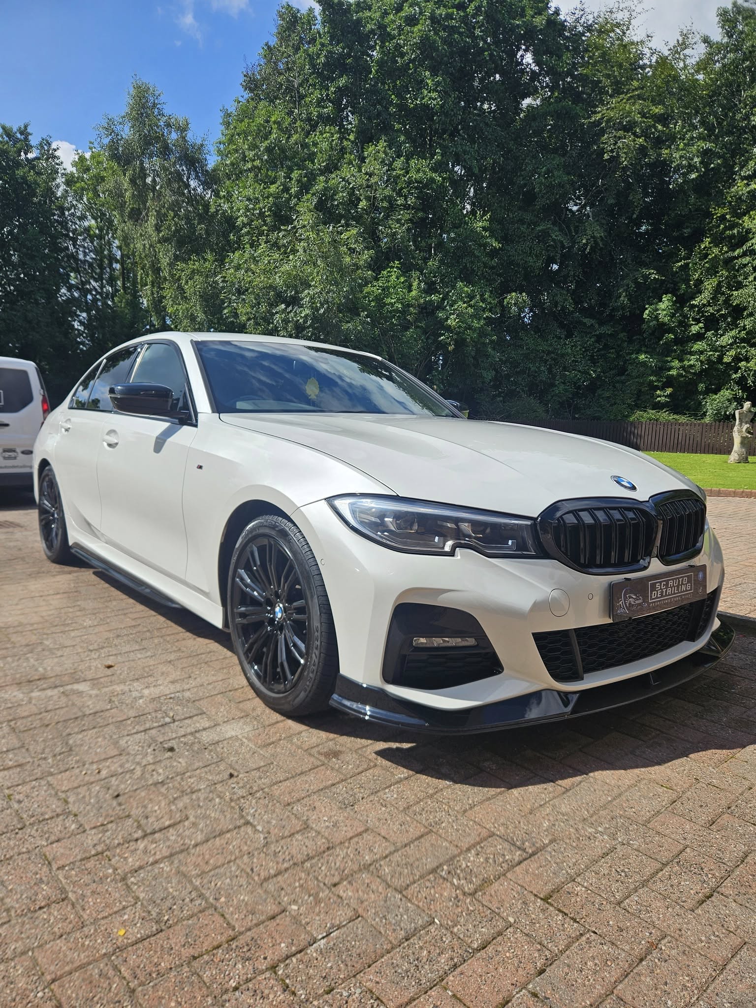 Car after professional detailing service - pristine finish