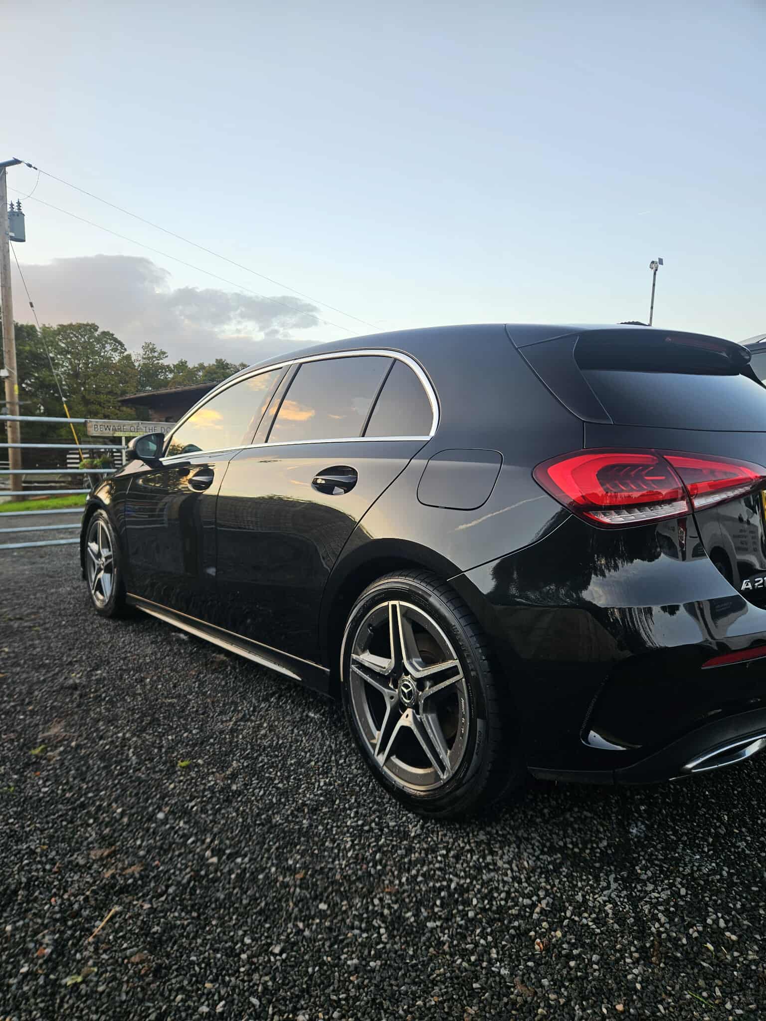 Vehicle after paint correction and detailing